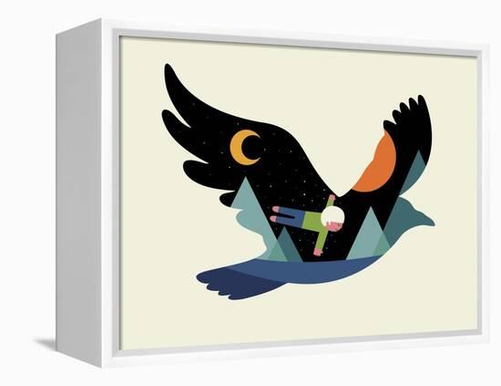 I Believe I Can Fly-Andy Westface-Framed Premier Image Canvas