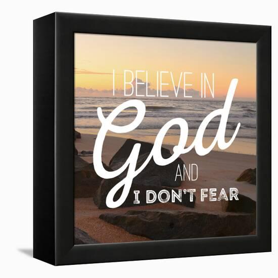 I Believe in God-Gail Peck-Framed Stretched Canvas