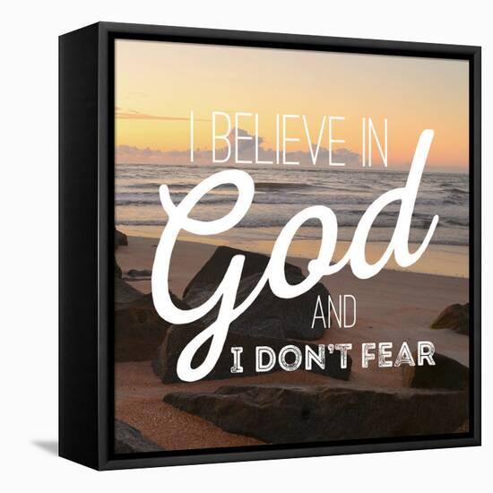 I Believe in God-Gail Peck-Framed Stretched Canvas