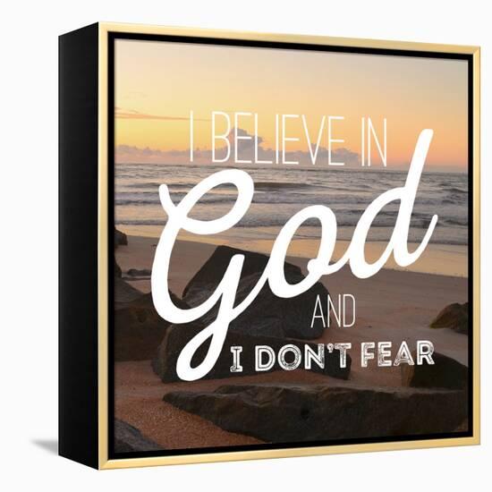 I Believe in God-Gail Peck-Framed Stretched Canvas