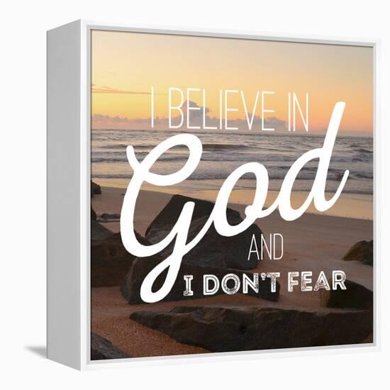 I Believe in God-Gail Peck-Framed Stretched Canvas