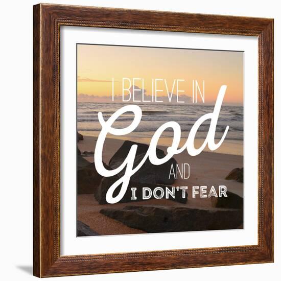 I Believe in God-Gail Peck-Framed Photo