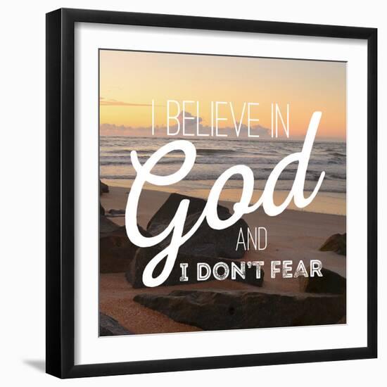I Believe in God-Gail Peck-Framed Photo