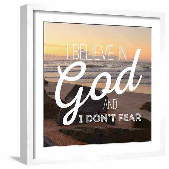 I Believe in God-Gail Peck-Framed Photo