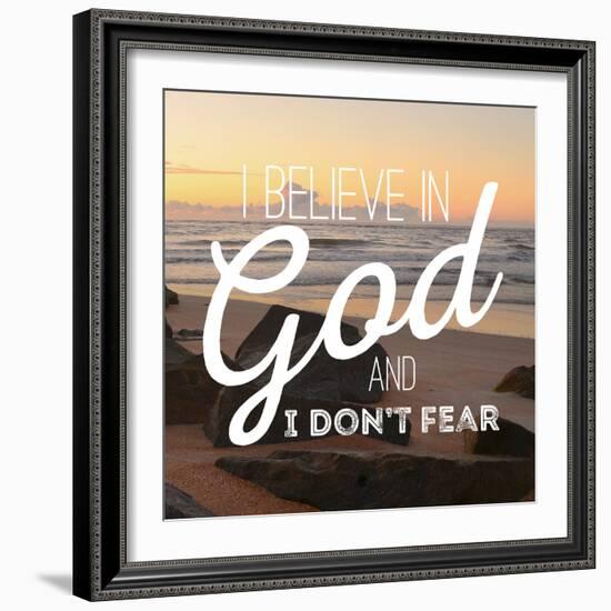 I Believe in God-Gail Peck-Framed Photo