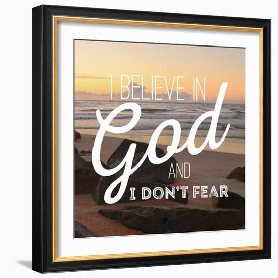 I Believe in God-Gail Peck-Framed Photo