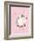 I Believe in You on Pink-Heather Rosas-Framed Premium Giclee Print