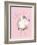 I Believe in You on Pink-Heather Rosas-Framed Art Print