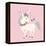 I Believe in You Unicorn-Heather Rosas-Framed Stretched Canvas