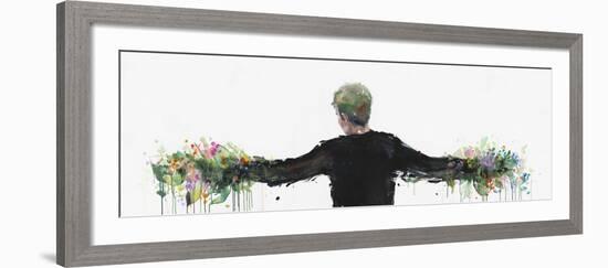 I Brought You Flowers Everyday-Agnes Cecile-Framed Art Print