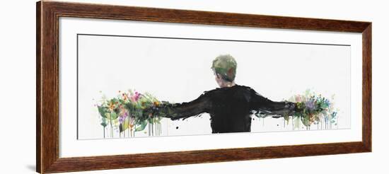 I Brought You Flowers Everyday-Agnes Cecile-Framed Art Print