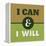 I Can and I Will 1-Lorand Okos-Framed Stretched Canvas