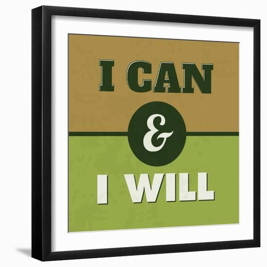 I Can and I Will 1-Lorand Okos-Framed Art Print