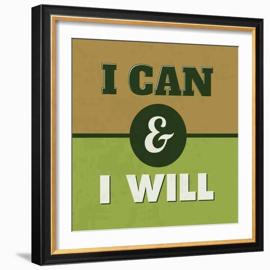 I Can and I Will 1-Lorand Okos-Framed Art Print