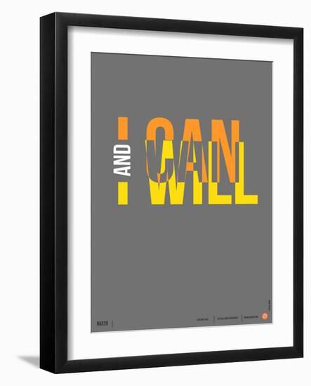 I Can and I Will Poster-NaxArt-Framed Art Print