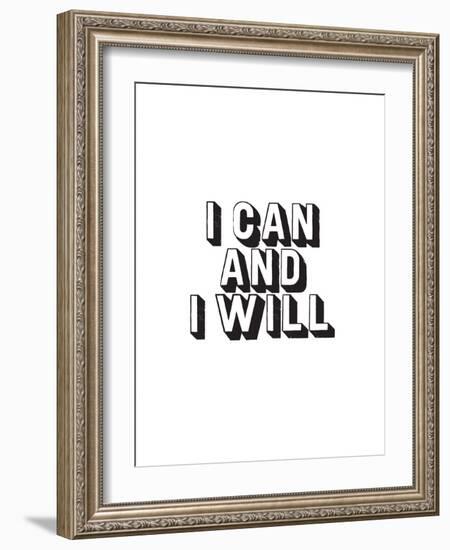 I Can And I Will-Brett Wilson-Framed Art Print