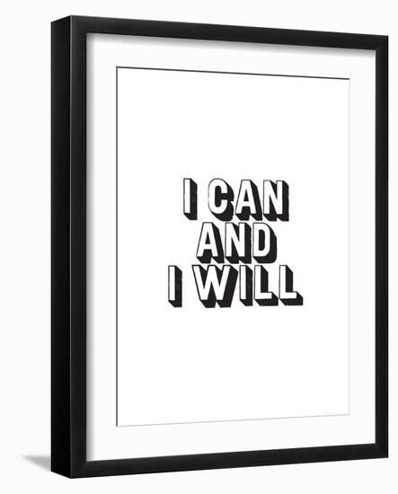 I Can And I Will-Brett Wilson-Framed Art Print