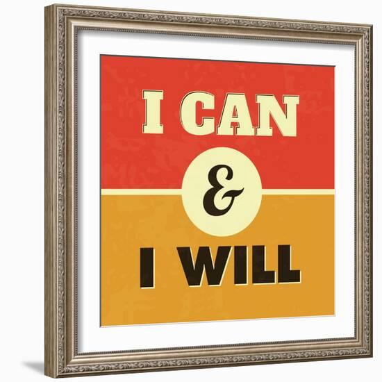 I Can and I Will-Lorand Okos-Framed Premium Giclee Print