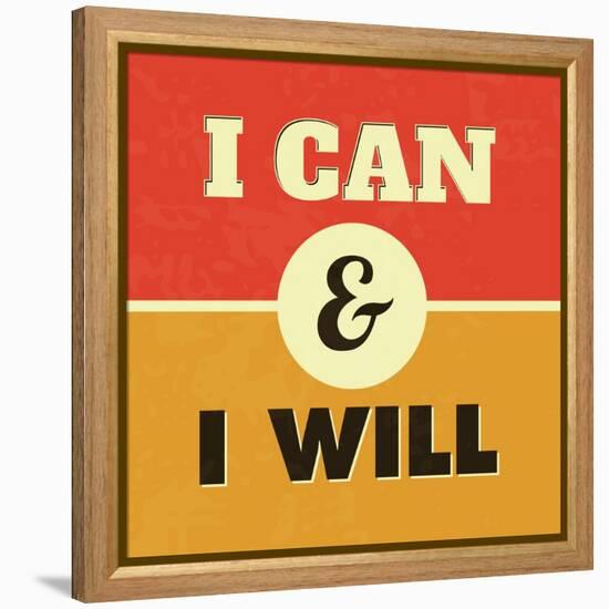 I Can and I Will-Lorand Okos-Framed Stretched Canvas