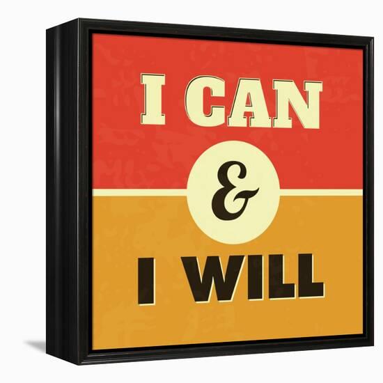 I Can and I Will-Lorand Okos-Framed Stretched Canvas