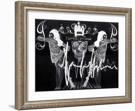 I Can Feel You Right Now-Colourblind Suicide-Framed Art Print