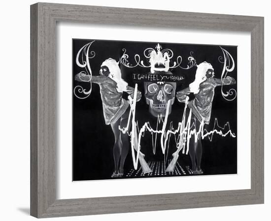 I Can Feel You Right Now-Colourblind Suicide-Framed Art Print