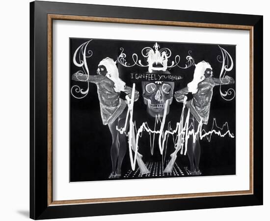 I Can Feel You Right Now-Colourblind Suicide-Framed Art Print