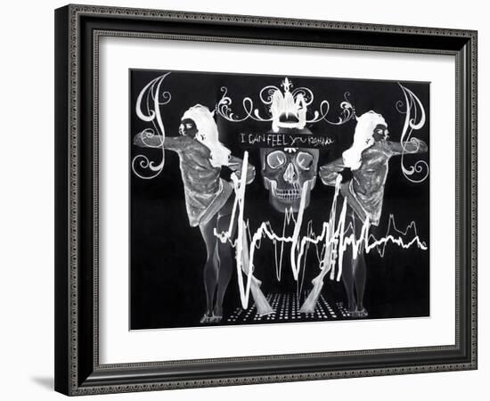 I Can Feel You Right Now-Colourblind Suicide-Framed Art Print