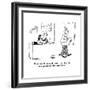 "I can see him around three . . . so give him an appointment for ten o'clo?" - Cartoon-Bob Zahn-Framed Premium Giclee Print