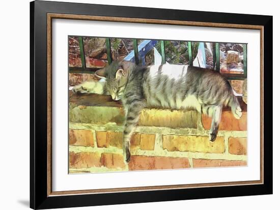 I Can Sleep Anywhere-Dorothy Berry-Lound-Framed Giclee Print