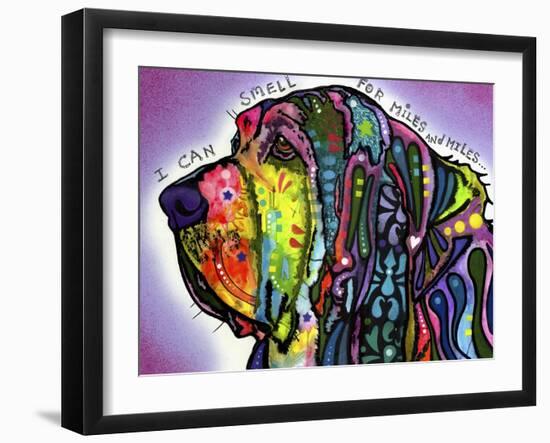 I Can Smell (Bloodhound)-Dean Russo-Framed Giclee Print