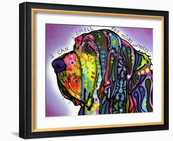 I Can Smell (Bloodhound)-Dean Russo-Framed Giclee Print
