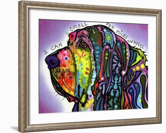 I Can Smell (Bloodhound)-Dean Russo-Framed Giclee Print