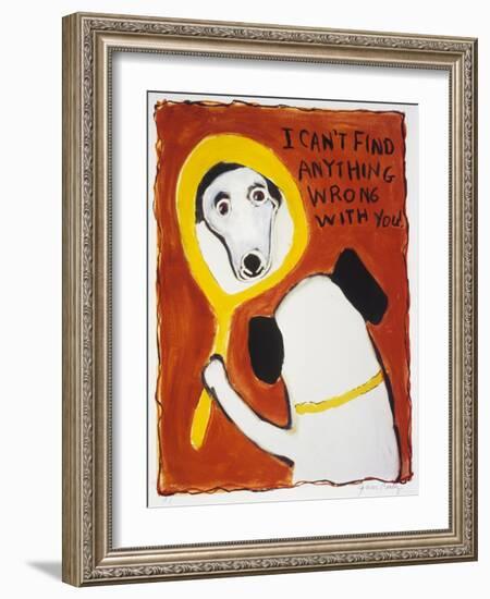 I Can’t Find Anything Wrong with You-Jennie Cooley-Framed Giclee Print