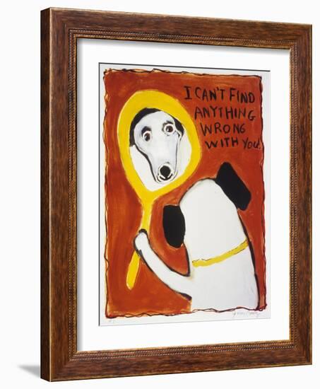 I Can’t Find Anything Wrong with You-Jennie Cooley-Framed Giclee Print