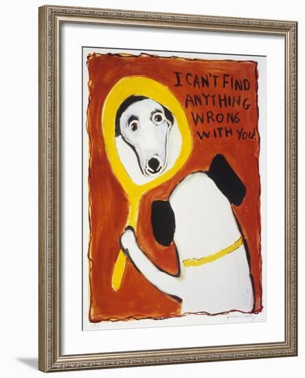 I Can’t Find Anything Wrong with You-Jennie Cooley-Framed Giclee Print