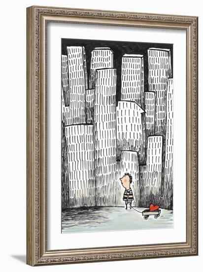 I Carry Your Heart-Carla Martell-Framed Giclee Print