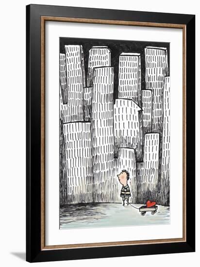 I Carry Your Heart-Carla Martell-Framed Giclee Print