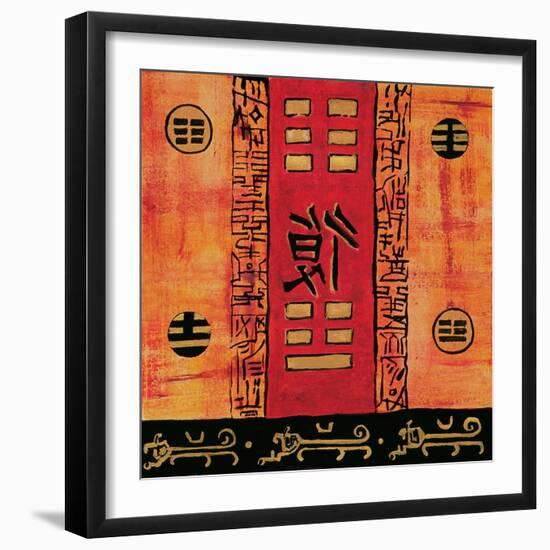 I-Ching 2, 1999-Sabira Manek-Framed Giclee Print