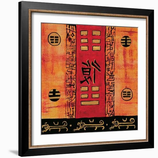 I-Ching 2, 1999-Sabira Manek-Framed Giclee Print