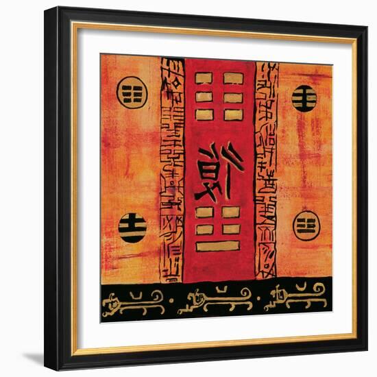 I-Ching 2, 1999-Sabira Manek-Framed Giclee Print