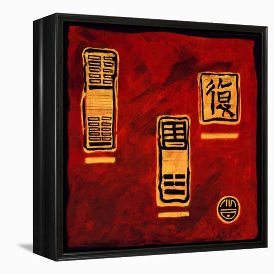 I Ching 5, 2008-Sabira Manek-Framed Premier Image Canvas