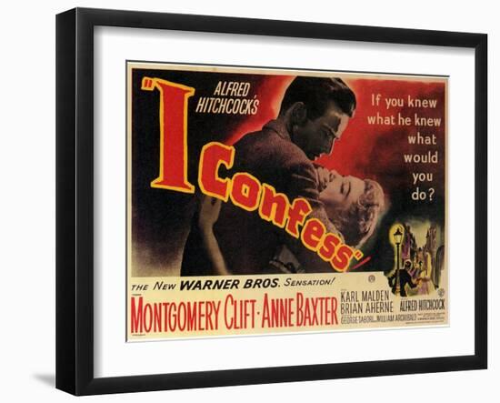 I Confess, 1953-null-Framed Art Print