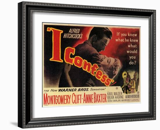 I Confess, 1953-null-Framed Art Print