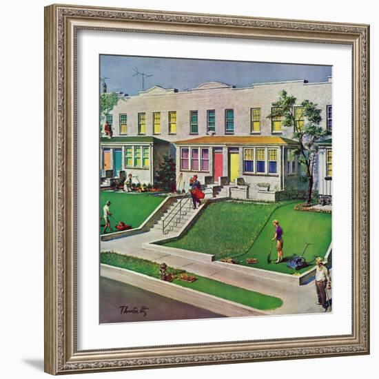 "I'd Rather Be Golfing," May 20, 1961-Thornton Utz-Framed Giclee Print