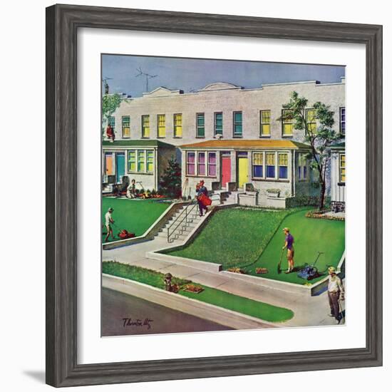 "I'd Rather Be Golfing," May 20, 1961-Thornton Utz-Framed Giclee Print