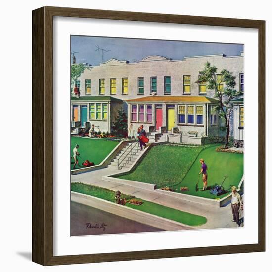 "I'd Rather Be Golfing," May 20, 1961-Thornton Utz-Framed Giclee Print