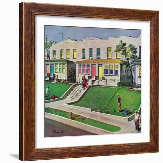 "I'd Rather Be Golfing," May 20, 1961-Thornton Utz-Framed Giclee Print