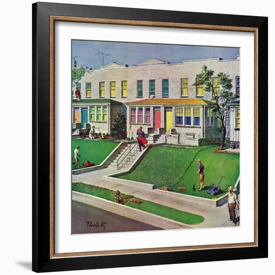 "I'd Rather Be Golfing," May 20, 1961-Thornton Utz-Framed Giclee Print