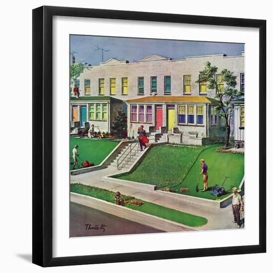 "I'd Rather Be Golfing," May 20, 1961-Thornton Utz-Framed Giclee Print